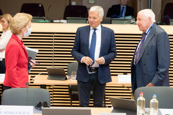 Ursula von der Leyen, Didier Reynders, Prof N.Thygesen